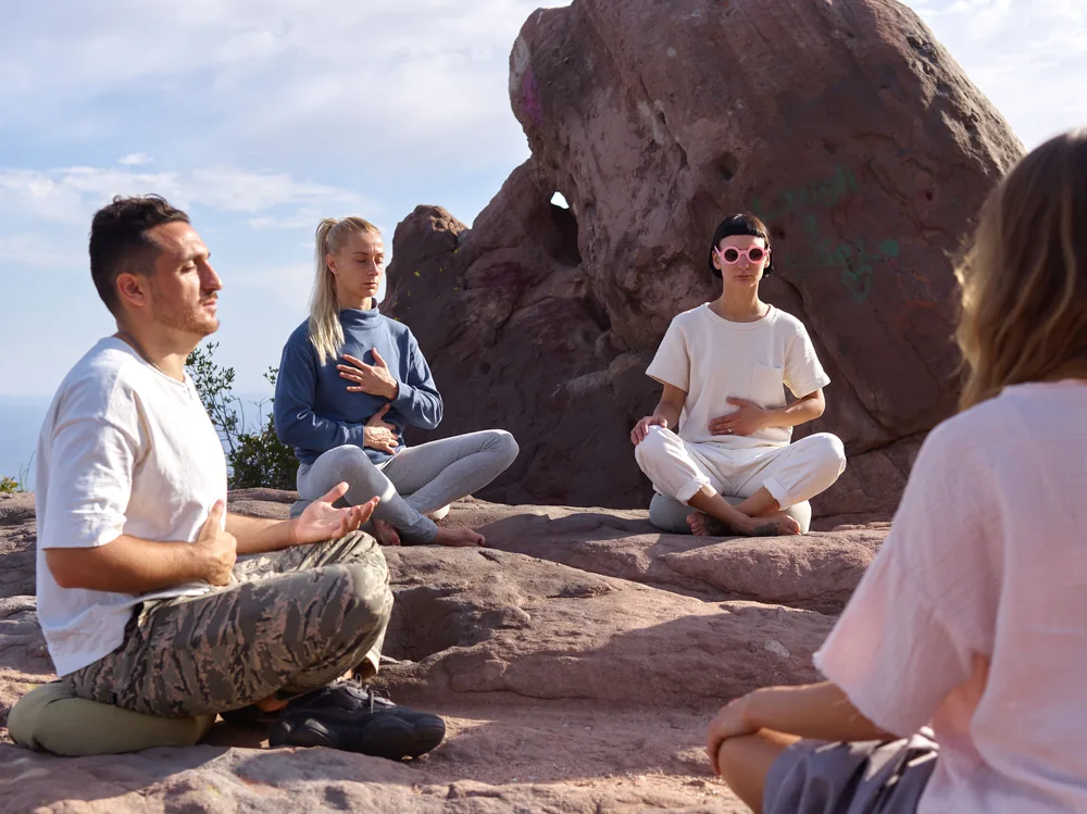 Practice to calm the mind, reduce stress, and achieve inner peace.